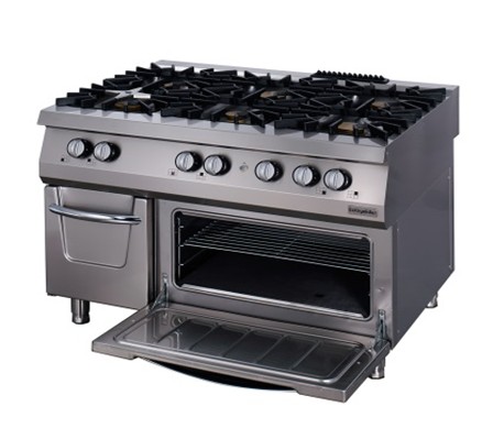 6-Burner Stove with Oven