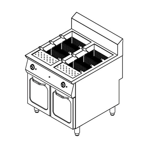Ultimate 2-burner electric pasta cooker