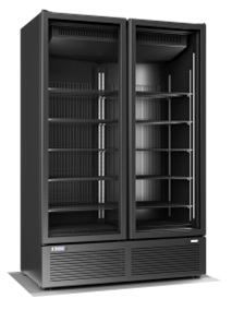 l Upright Display Freezer 2 Doors