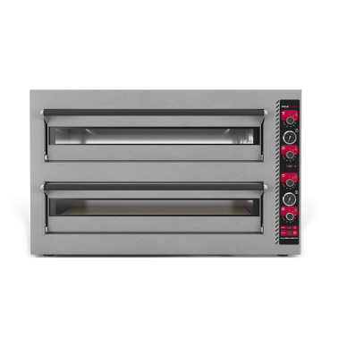 2-deck electric pizza oven